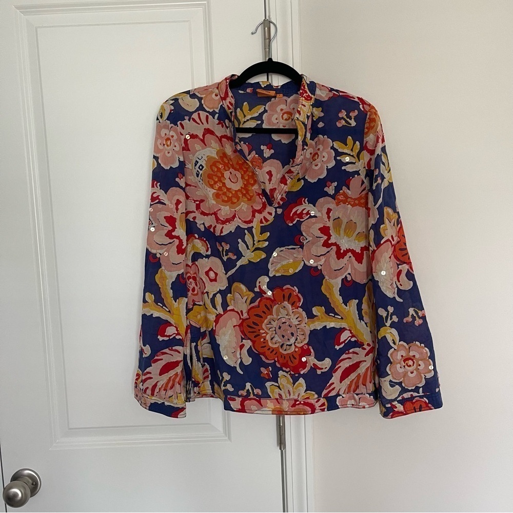 Tory Burch Stephanie Sequin Tunic